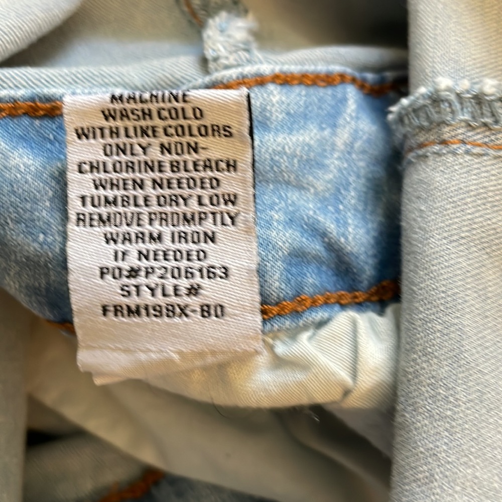 Jean short overalls size Medium - Picture 8 of 8